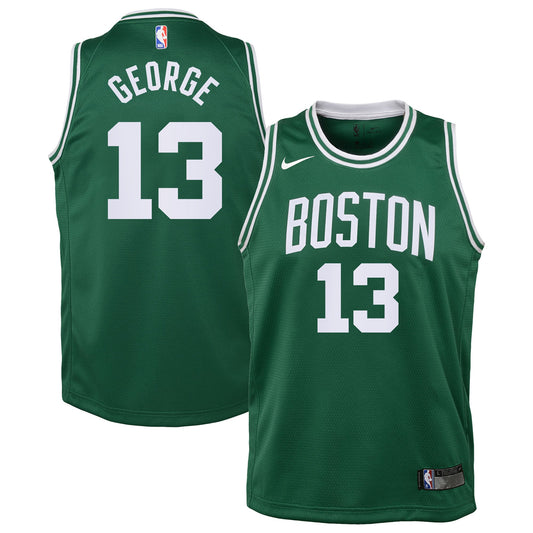 Boston Celtics Nike Icon Edition Swingman Jersey - Kelly Green - Paul George - Youth